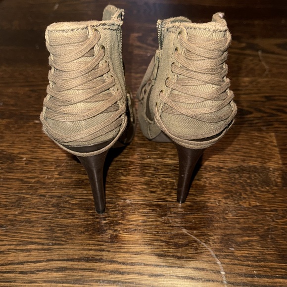 ASH Plarform Heeled Booties Sz 7 - Picture 4 of 5